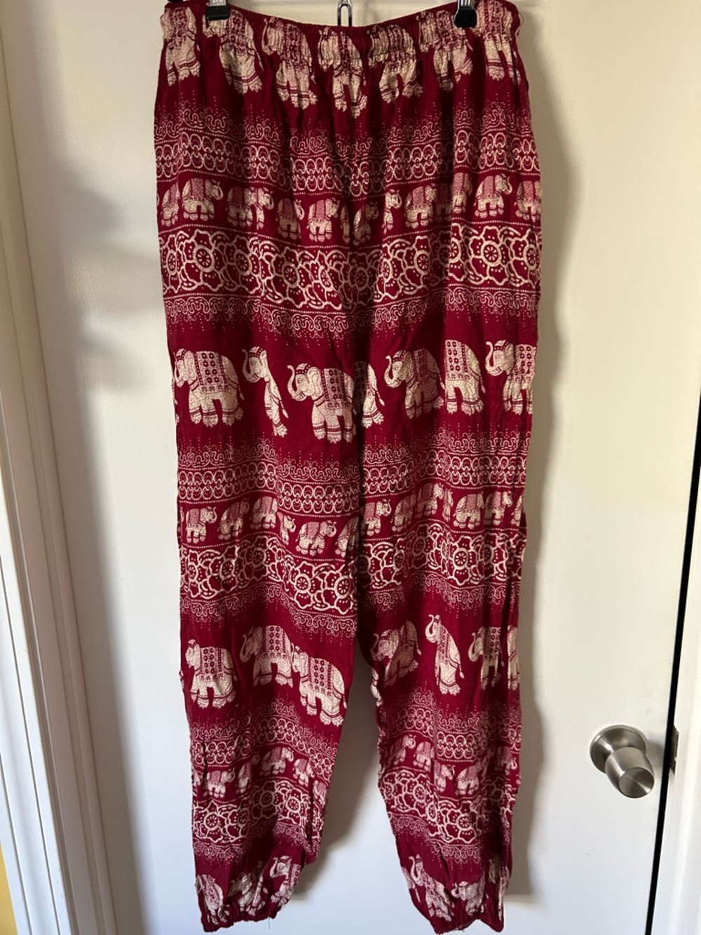 Boho Elephant pattern drawstring pants - Picture 3 of 8
